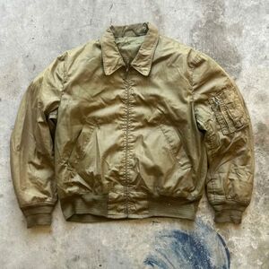 Vintage Military Tanker Bomber Jacket Size L/XL